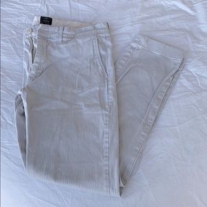 J. Crew slim-fit pants in Light Grey